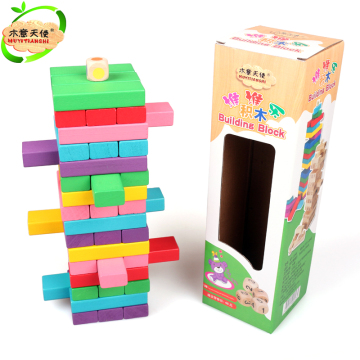 包邮jenga木制叠叠乐叠叠高层层叠抽积木 成人桌游 儿童益智玩具