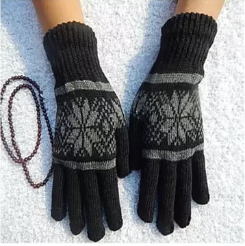 魔术手套 男士女士儿童老人保暖手套 提花手套 加绒手套 冬季时尚