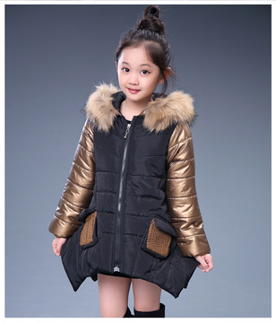 2015新款韩版女童棉衣外套加厚冬季儿童棉袄童装小孩冬装宝宝棉服