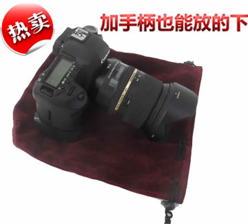 单反相机镜头软布袋包 佳能6D 5D3 2尼康D800E+24-70套机内胆包