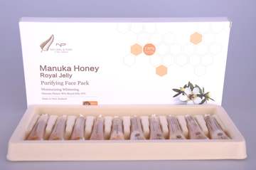 佳佳新西兰超市NP纯天然麦卢卡10+ 蜂蜜蜂王浆水洗面膜10支