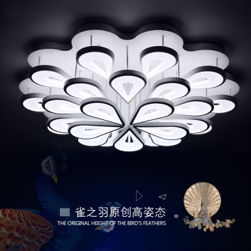 LED大气客厅吸顶灯温馨卧室灯个性创意灯具时尚简约灯饰浪漫现代