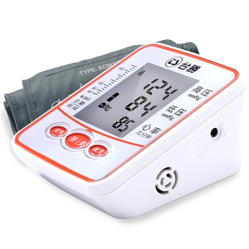 台胜家用全自动上臂式智能语音电子量血压计器精准测量计测压仪