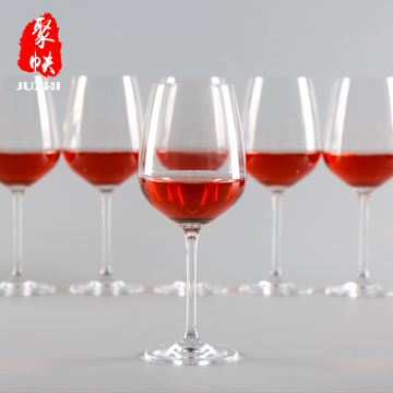 聚帙 专业无铅水晶玻璃波尔多菱形红酒杯酒具套装高脚杯葡萄酒杯