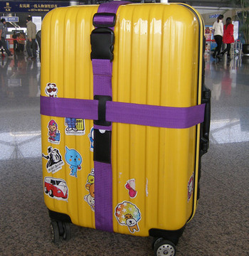 出国托运必备优质行李箱打包带旅行箱捆绑带捆箱带十字插扣打包带