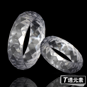 仿钻石韩版欧美时尚夸张男女时尚戒指奢华锆石个性简约手工大指环