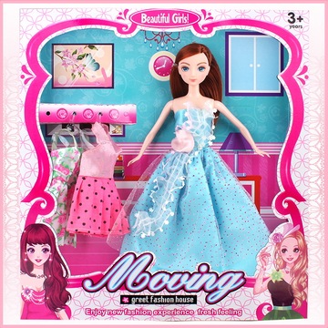 米雪琪换装芭比芘洋娃娃套装大礼盒玩具婚纱公主衣服儿童女孩玩具