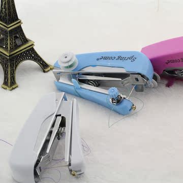 多功能手持 迷你缝纫机 手动缝纫机吃厚家用迷你袖珍便携式简易