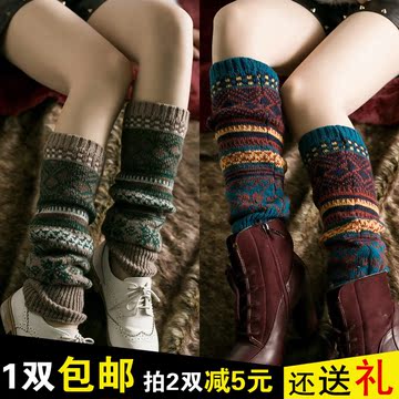 新款袜套女春秋 韩国堆堆袜腿套 秋冬加厚保暖 护腿袜过膝袜靴套
