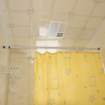 简易浴室卫生间浴帘杆免打孔超长窗帘杆伸缩杆子 细款直径2.5