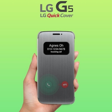 韩国LG G5 F700原装皮套原厂皮套H830手机套壳皮套半透明智能皮套