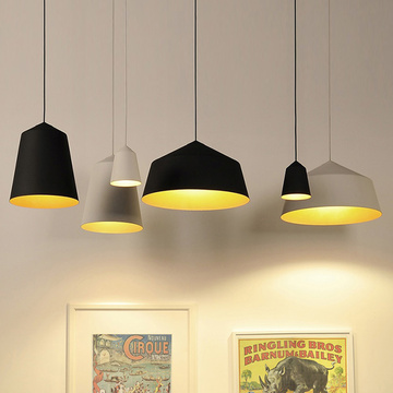 北欧创意简约铝材吊灯吧台餐厅床头个性彩色咖啡馆装饰吊灯