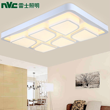 雷士照明LED长方形客厅灯卧室灯书房灯可调光灯具免费安装