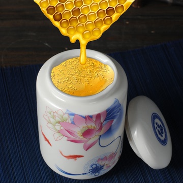 【天天特价】新款陶瓷罐 液体膏方罐 硅胶圈密封罐 陶瓷茶叶罐