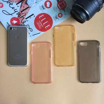 简约透明iphone7手机壳苹果7plus硅胶套7代超薄防摔手机壳7p软壳