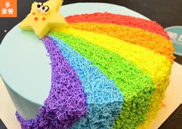 山西运城蛋糕&彩虹蛋糕，市区包送