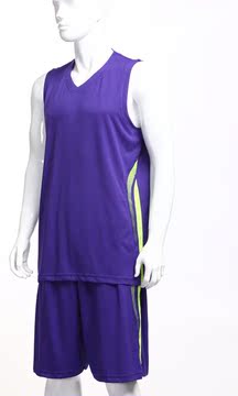 16新款篮球服紫色高端训练服制作 南京篮球服基地 高端品牌南朋友