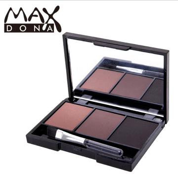 正品热销Maxdona 三色眉粉3组色可选 持久易上色彩妆防水不脱妆
