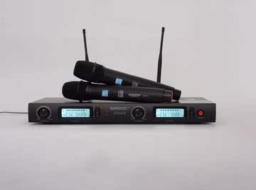 Shure/舒尔 UGX9 无线麦克风 专业KTV舞台演出U段一拖二无线话筒