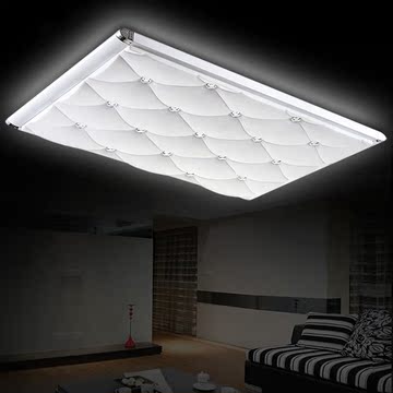 特价LED吸顶灯长正方形铝材灯简约现代卧室书房客厅餐厅会议室灯