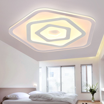 LED超薄现代简约创意儿童五角几何吸顶灯客厅卧室餐厅书房灯具饰
