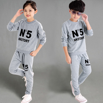 童装男童秋装套装2016新款男孩中大童韩版儿童运动长袖两件套装潮