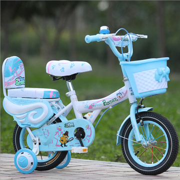 带靠背后座款女童自行车脚踏车2-8岁儿童单车12 14 16寸童车玩具