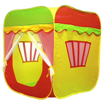 便携式儿童玩具帐篷 卡通小屋 四方屋游戏帐篷游戏屋可折叠防蚊