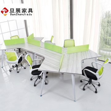 上海办公家具屏风办公桌职员办公桌椅组合6人办公桌电脑桌可定制