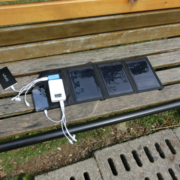 祥兴达柔性太阳能充电宝5v2A手机平板通用移动电源蓄电户外充电器