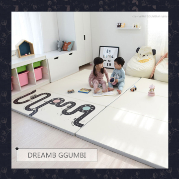 韩国进口GGUMBI DreamB 婴儿童折叠爬行垫游戏地垫宝宝爬爬垫加厚