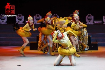 第八届小荷风采舞蹈服《母鸡进行曲》新款儿童演出服舞蹈表演服