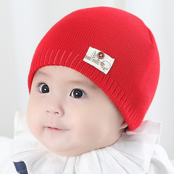 新生儿帽子0-3-6个月韩版幼儿胎帽春秋婴儿帽男女宝宝帽子秋冬