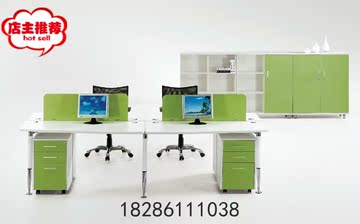 贵州 贵阳 办公家具工作位办公桌电脑桌 简约职员办公桌椅4人组合